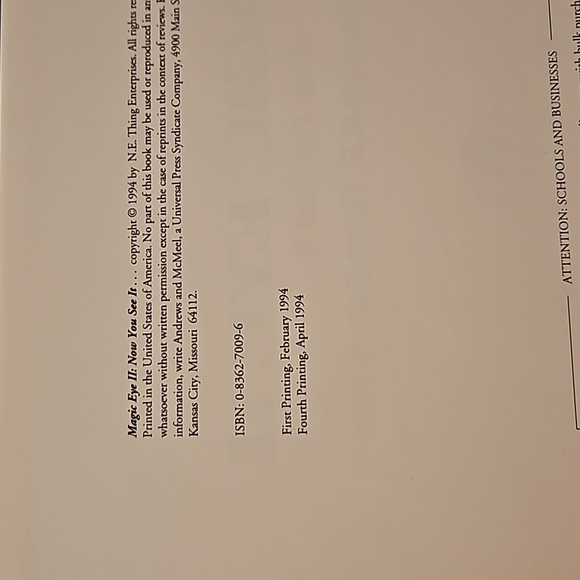 Vintage | Magic Eye 3D Illusion Book Series | Books 1-3 - Picture 7 of 12